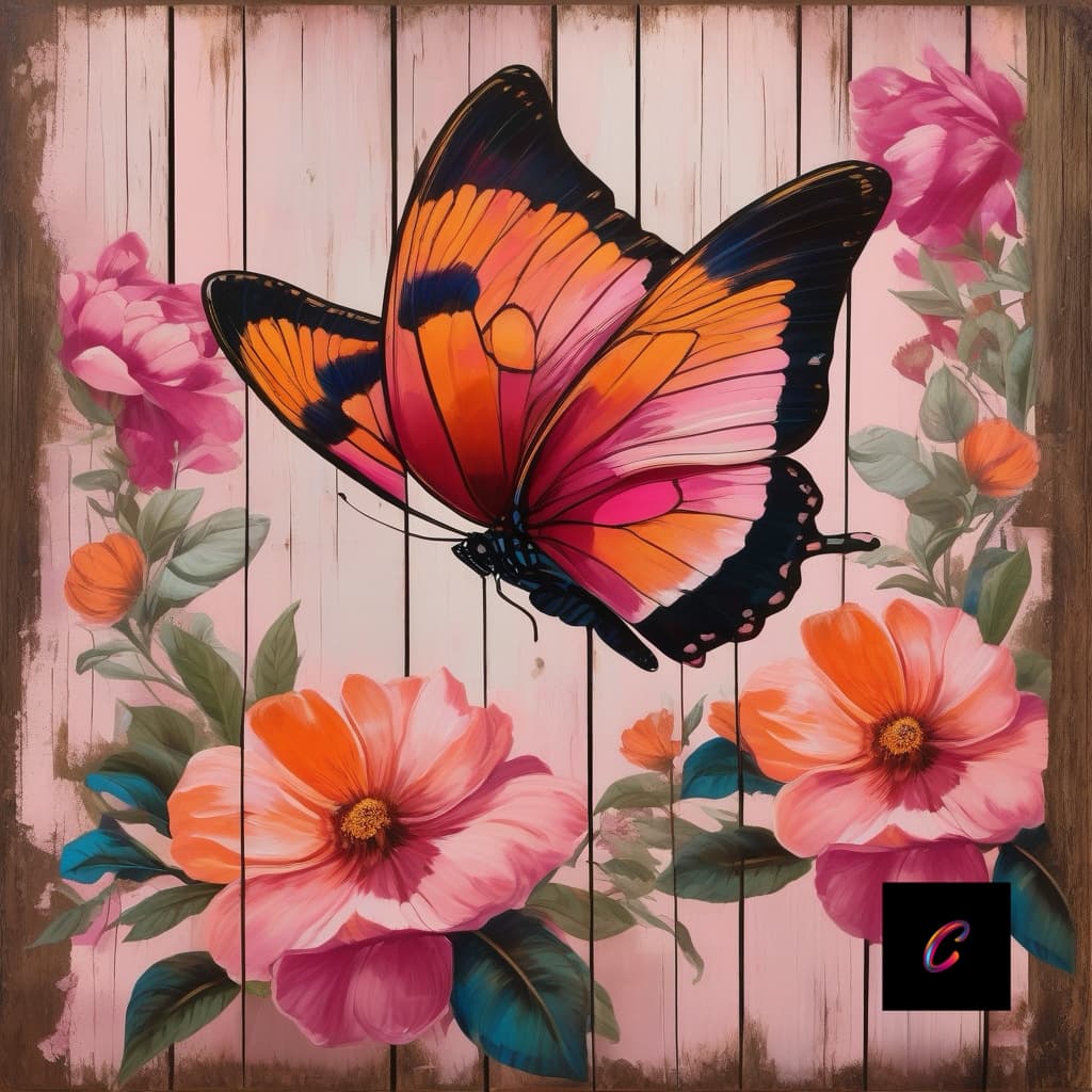 Rustic Butterfly