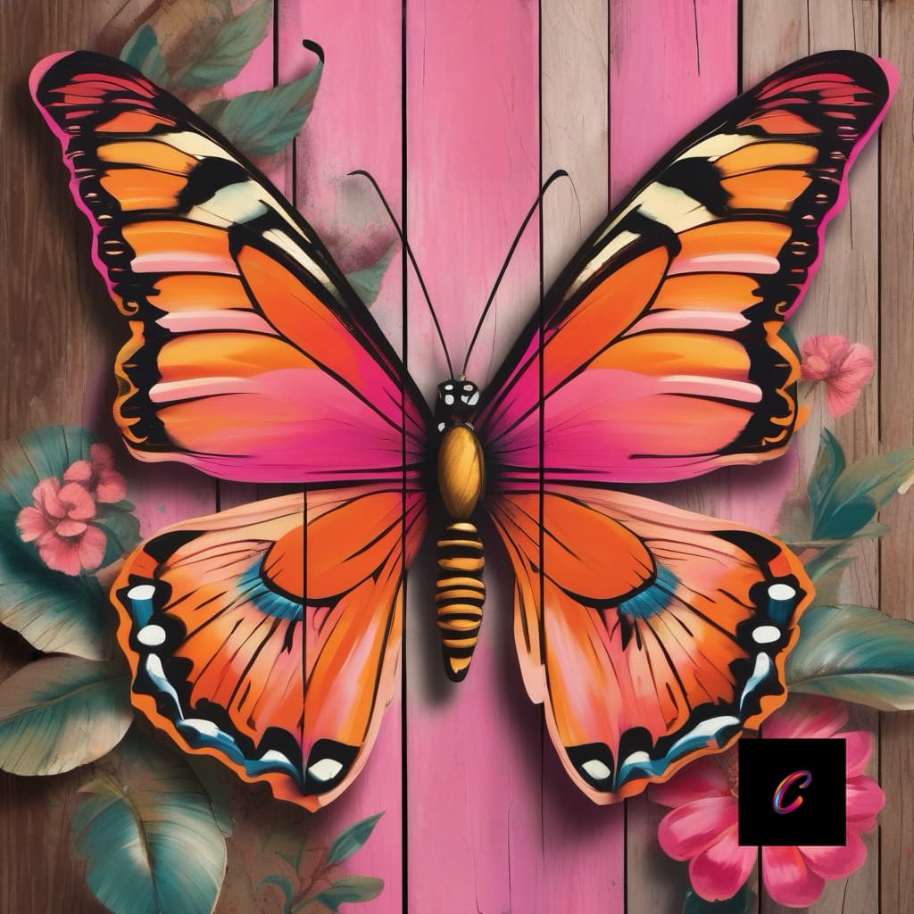 Rustic Butterfly